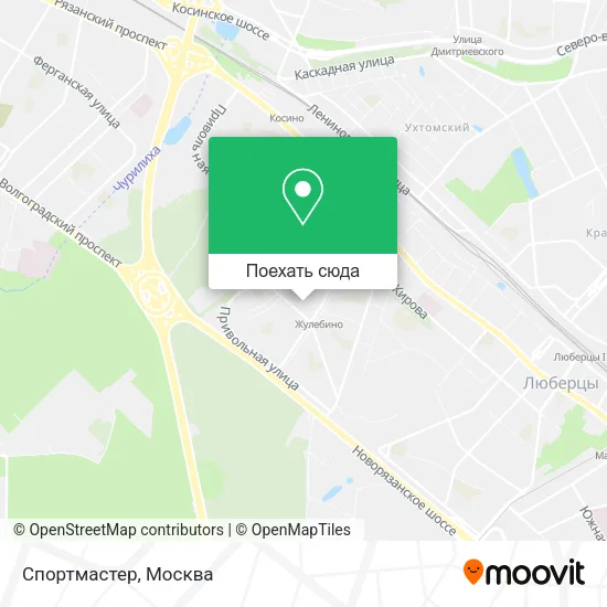 Карта Спортмастер