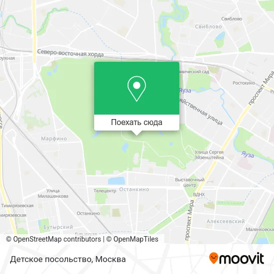Карта Детское посольство
