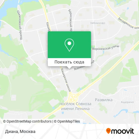 Карта Диана