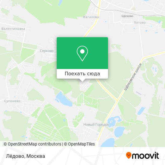 Карта Лёдово