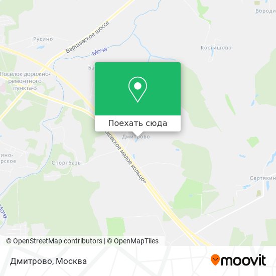 Карта Дмитрово
