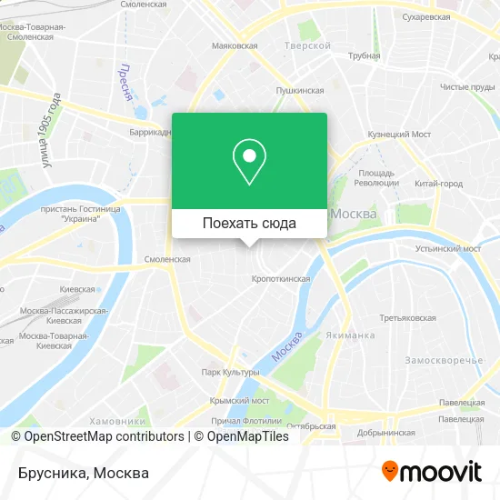 Карта Брусника