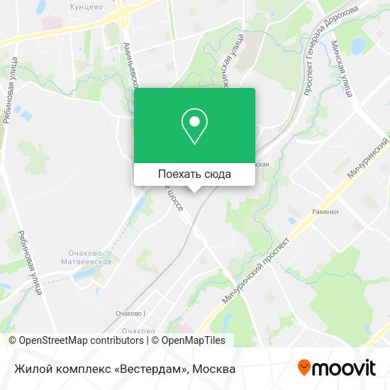 Карта Жилой комплекс «Вестердам»
