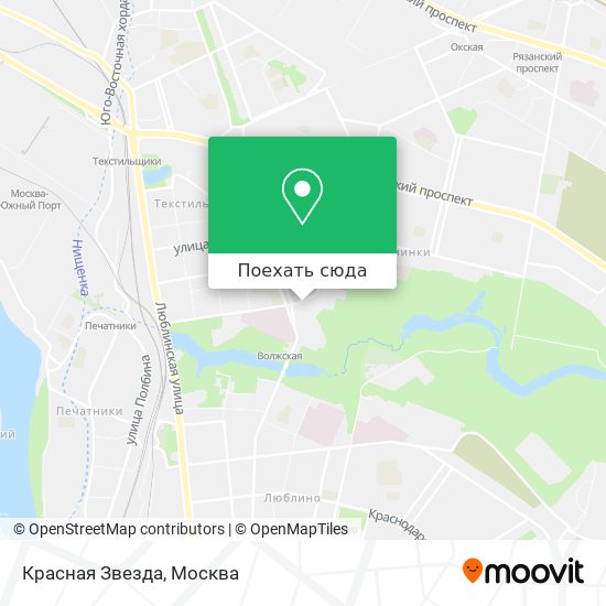 Карта Красная Звезда