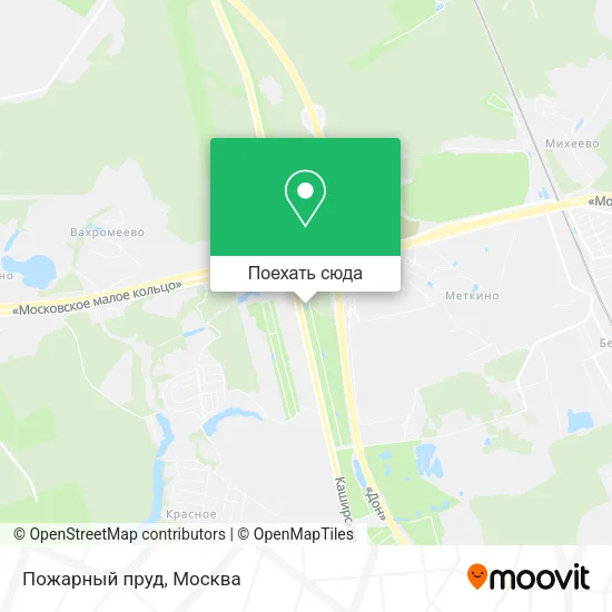 Карта Пожарный пруд