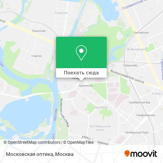 Карта Московская оптика