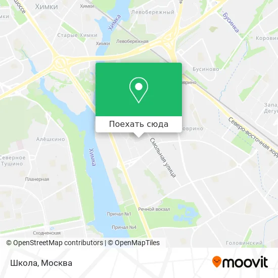 Карта Школа