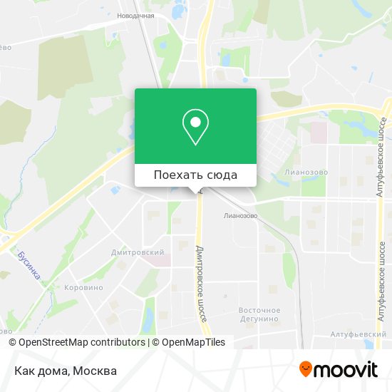 Карта Как дома