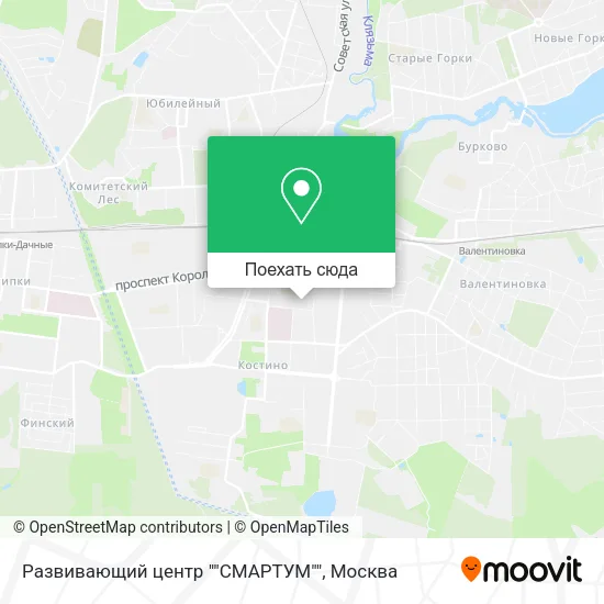 Карта Развивающий центр ""СМАРТУМ""