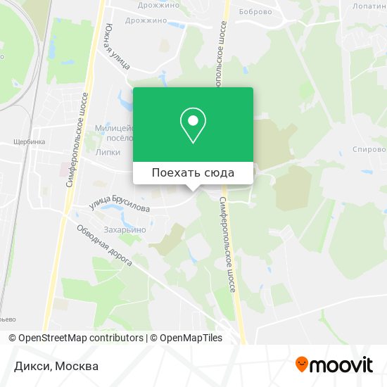 Карта Дикси