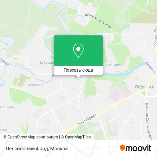 Карта Пенсионный фонд
