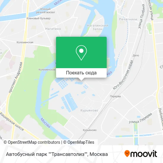 Карта Автобусный парк ""Трансавтолиз""