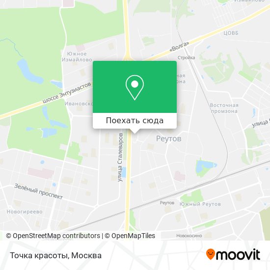 Карта Точка красоты