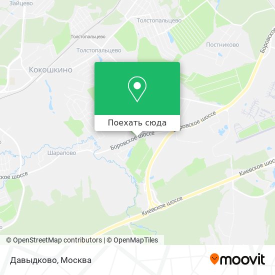 Карта Давыдково
