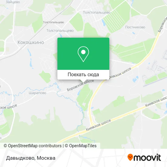 Карта Давыдково
