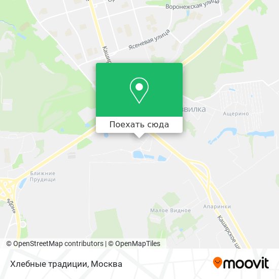 Карта Хлебные традиции