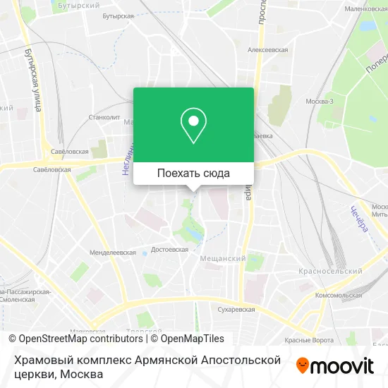 Карта Храмовый комплекс Армянской Апостольской церкви