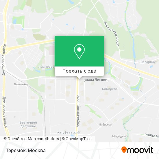 Карта Теремок