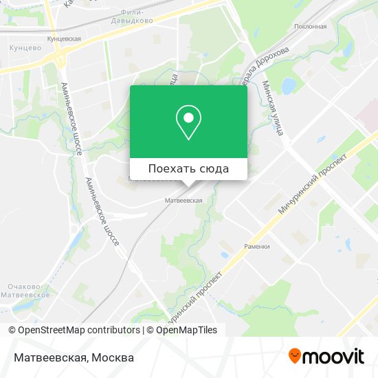 Карта Матвеевская