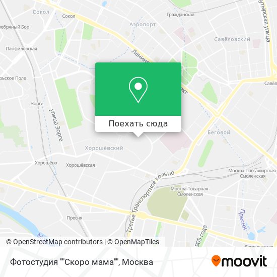 Карта Фотостудия ""Скоро мама""