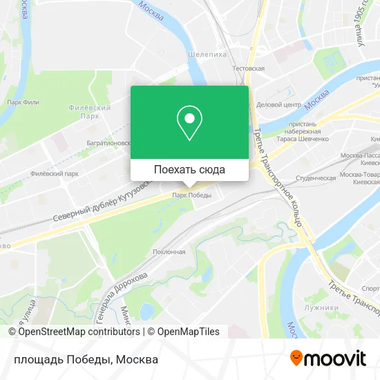 Карта площадь Победы