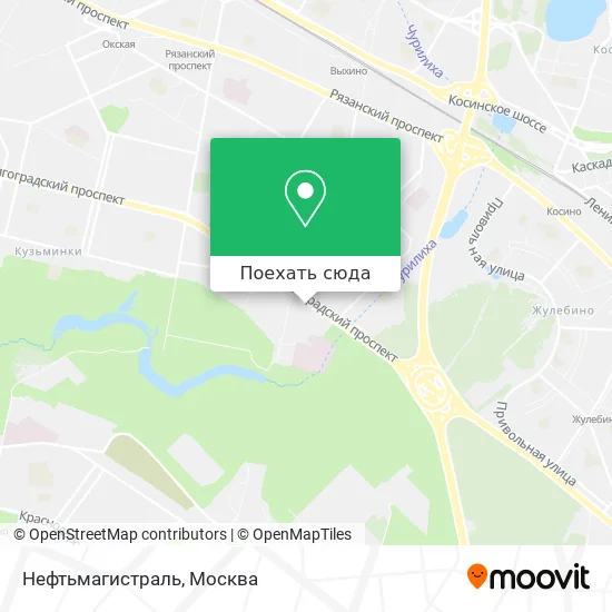 Карта Нефтьмагистраль
