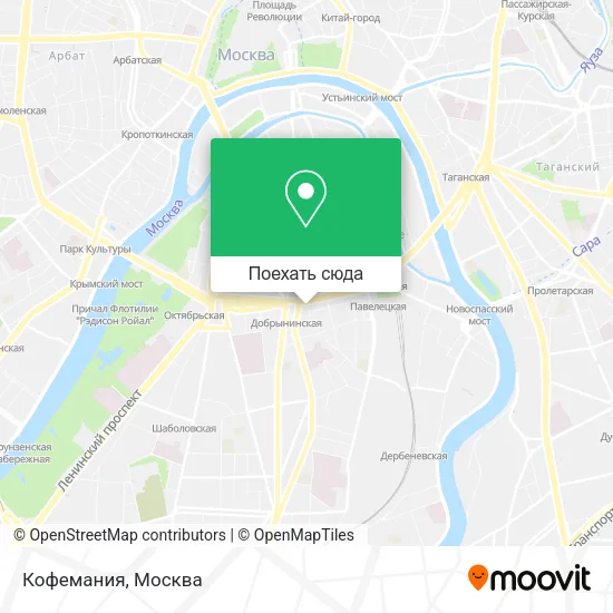 Карта Кофемания