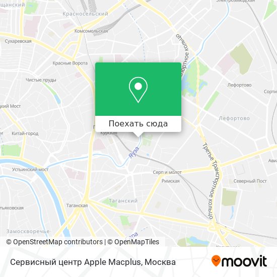 Карта Сервисный центр Apple Macplus