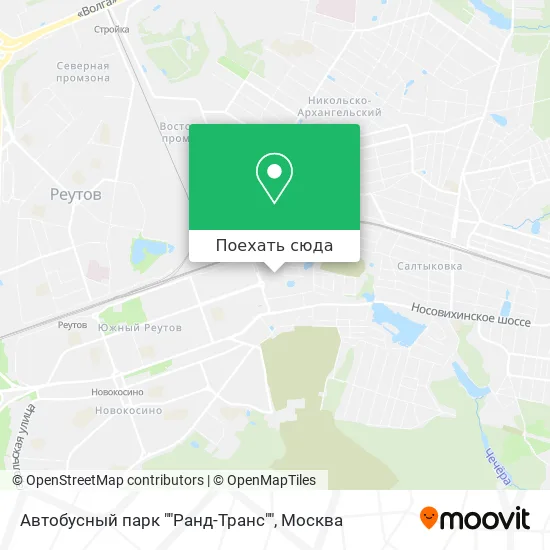 Карта Автобусный парк ""Ранд-Транс""