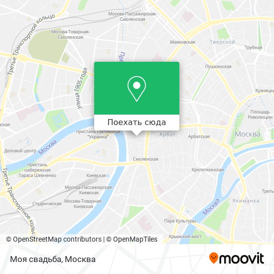 Карта Моя свадьба