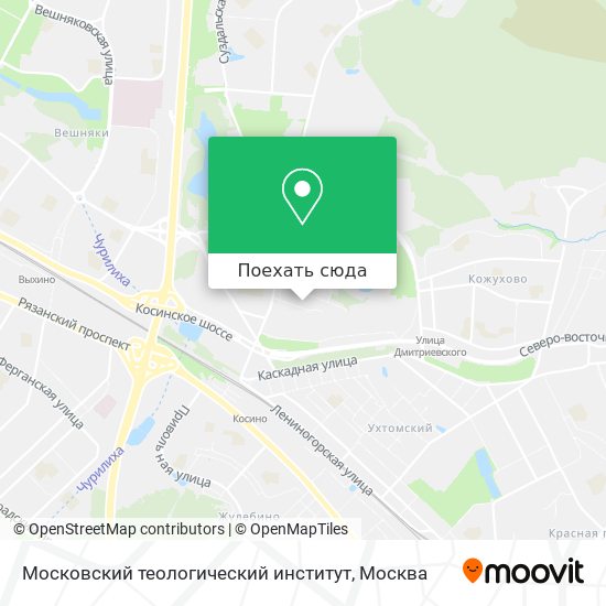 Карта Московский теологический институт