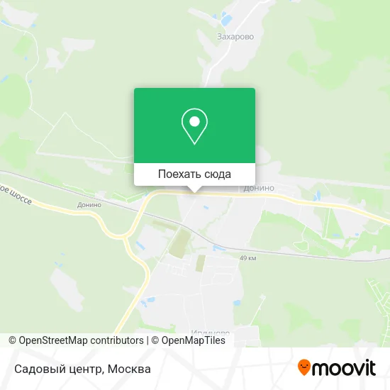 Карта Садовый центр
