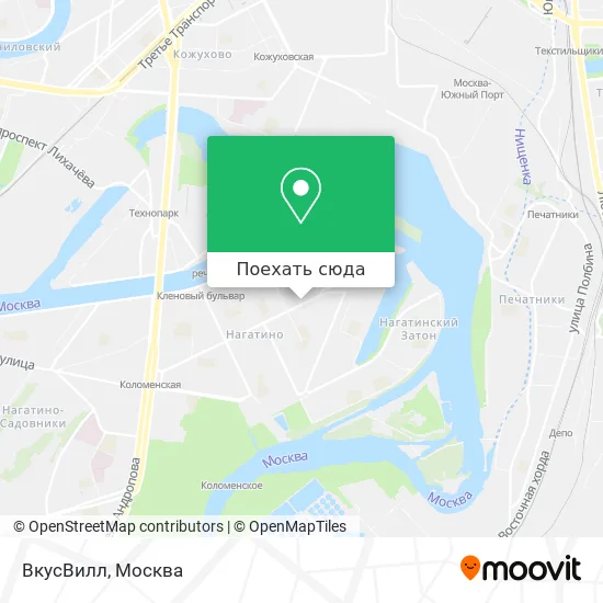 Карта ВкусВилл