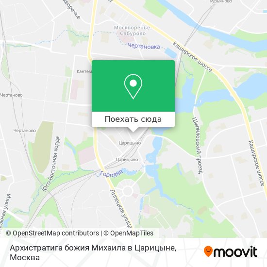 Карта Архистратига божия Михаила в Царицыне