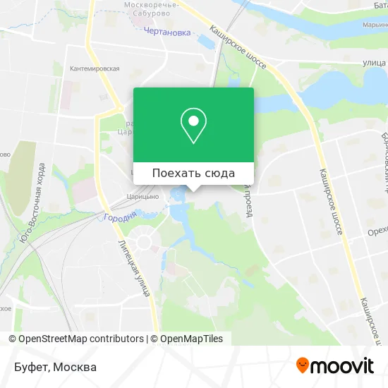 Карта Буфет