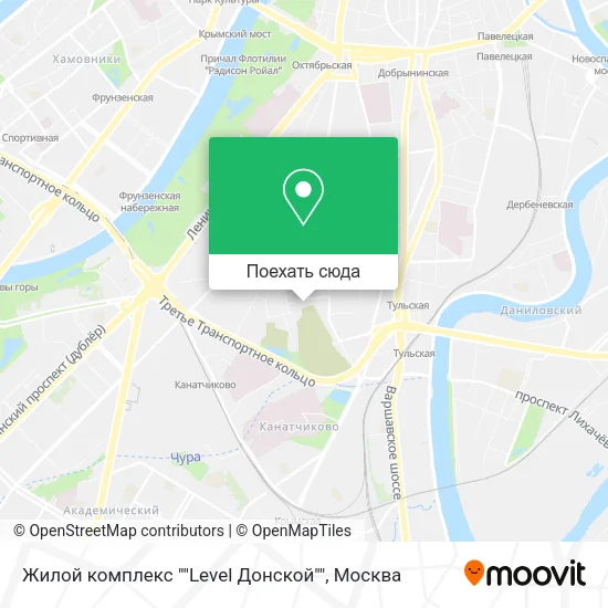 Карта Жилой комплекс ""Level Донской""
