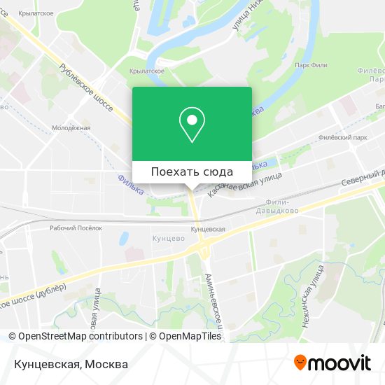 Карта Кунцевская