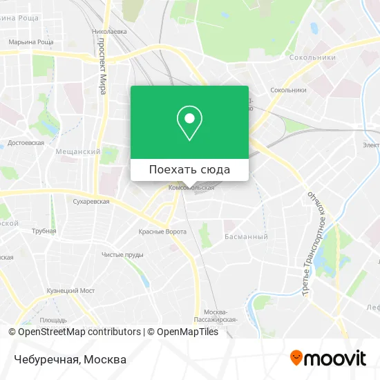 Карта Чебуречная