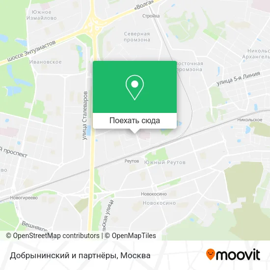 Карта Добрынинский и партнёры