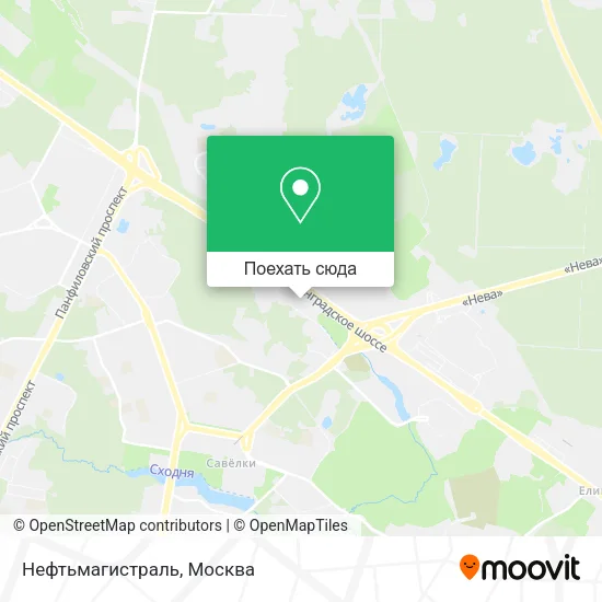 Карта Нефтьмагистраль