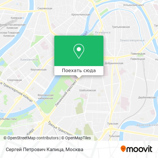 Карта Сергей Петрович Капица