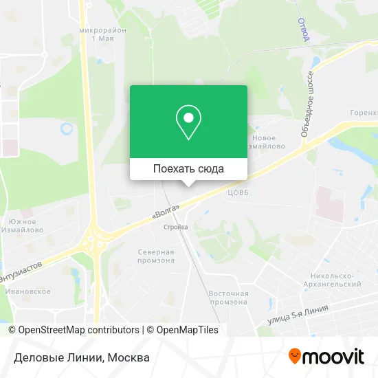 Карта Деловые Линии