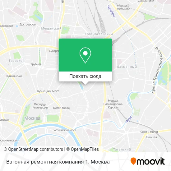 Карта Вагонная ремонтная компания-1