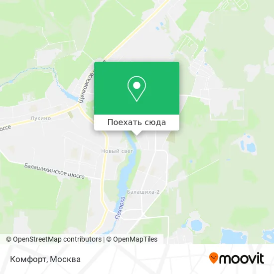 Карта Комфорт