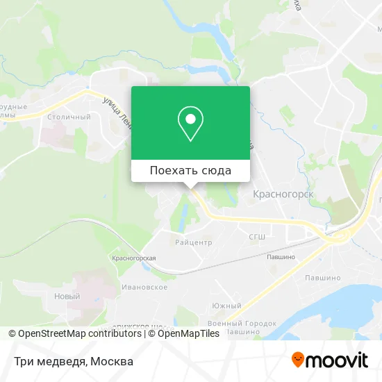 Карта Три медведя