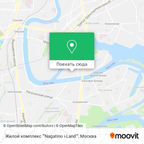 Карта Жилой комплекс ""Nagatino i-Land""