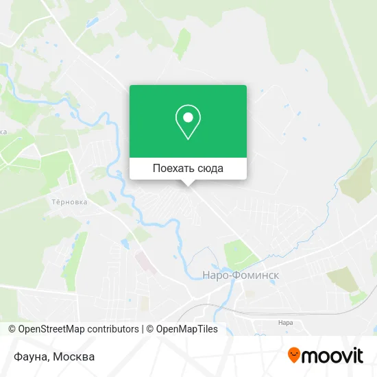 Карта Фауна