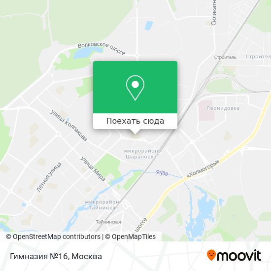Карта Гимназия №16