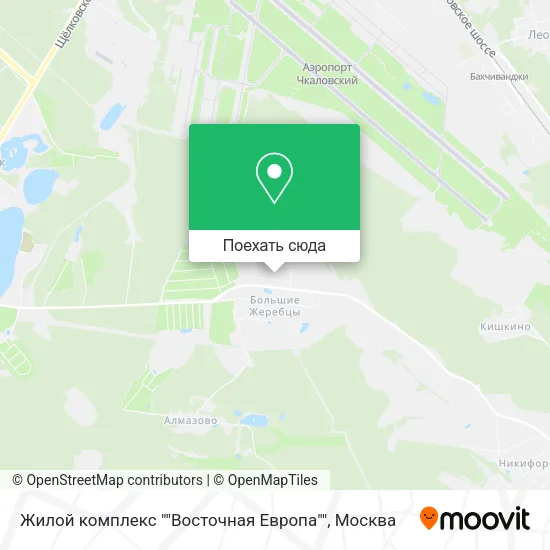 Карта Жилой комплекс ""Восточная Европа""