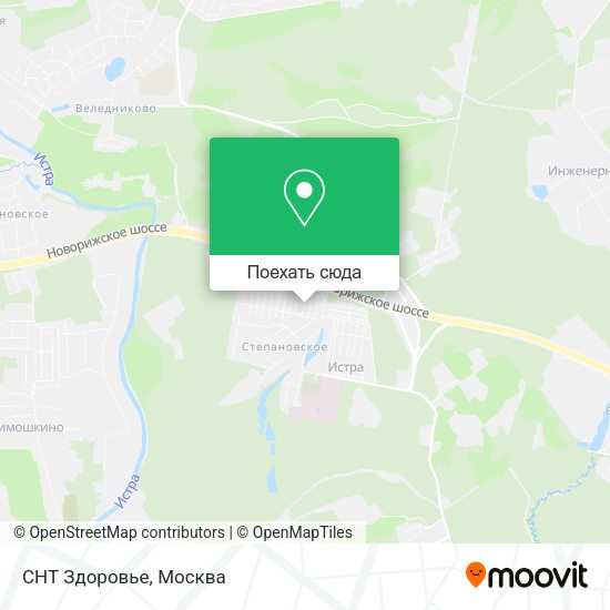 Карта СНТ Здоровье